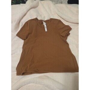 Victoria's secret pink ganache base layer tee nwt
